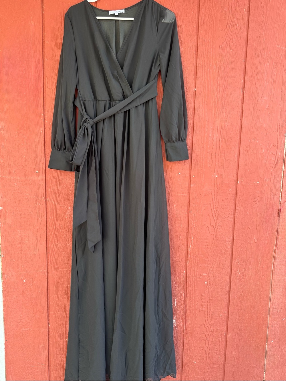 Baltic Born Long Sleeve Black Maxi Dress